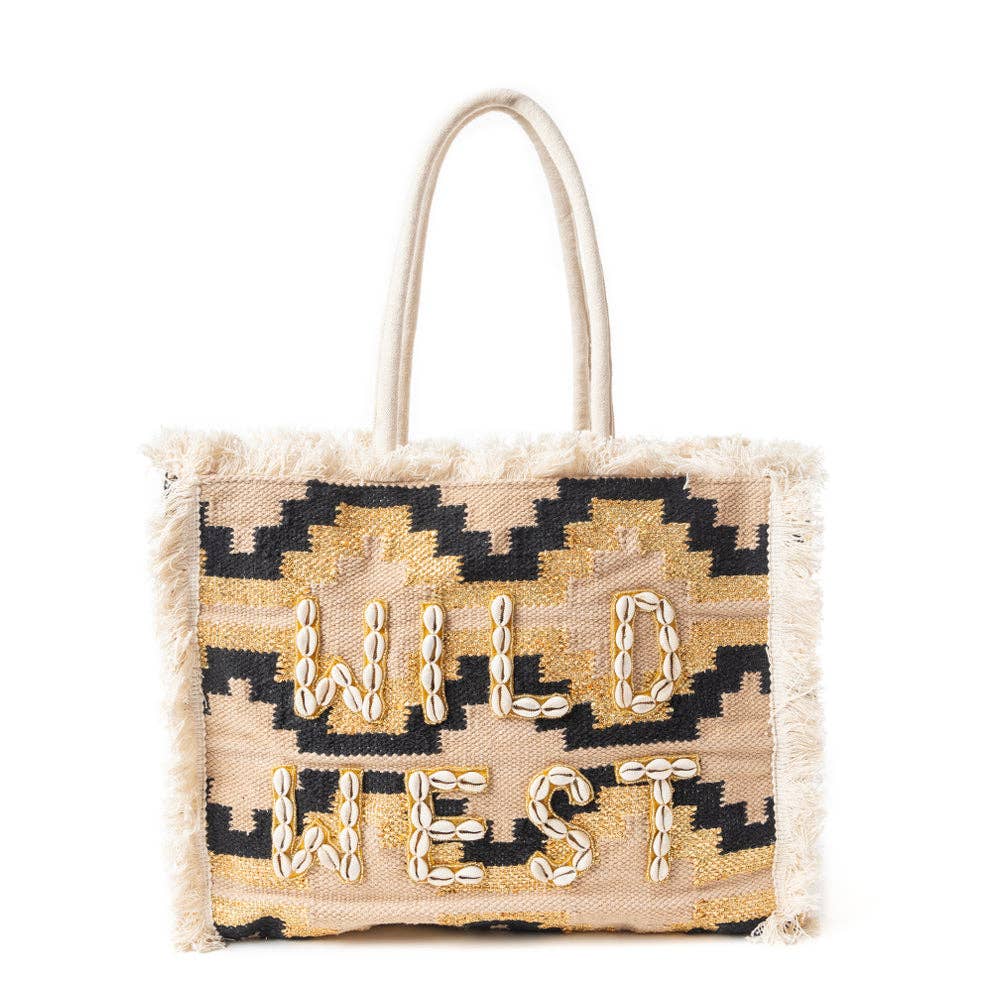Wild West Sandstone Tote Bag - Southern Chic Tees & Boutique