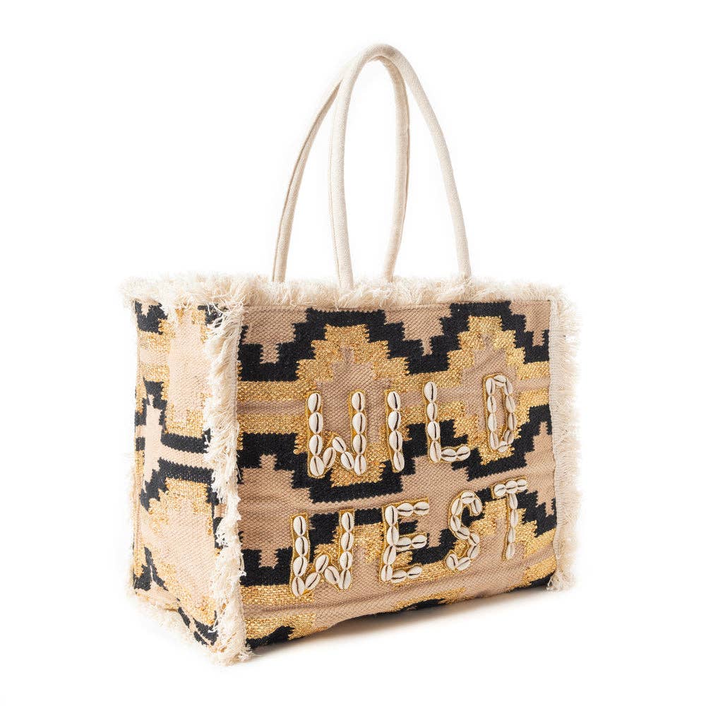 Wild West Sandstone Tote Bag - Southern Chic Tees & Boutique
