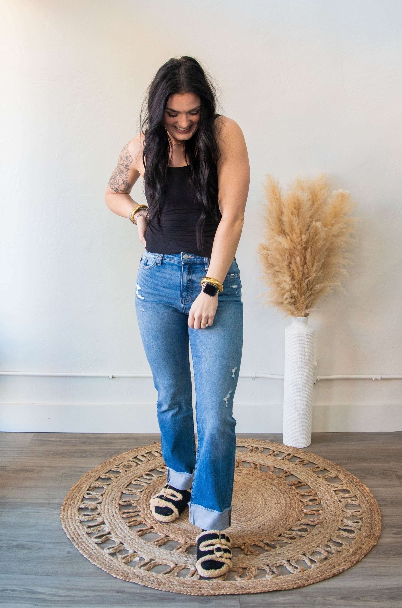 Willow High Rise Straight Kan Can Jean - Southern Chic Tees & Boutique