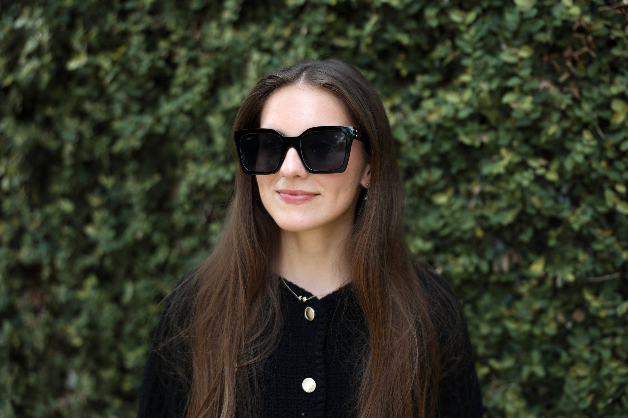 Wylie - Women's Oversized Square Sunglasses: Black - Southern Chic Tees & Boutique