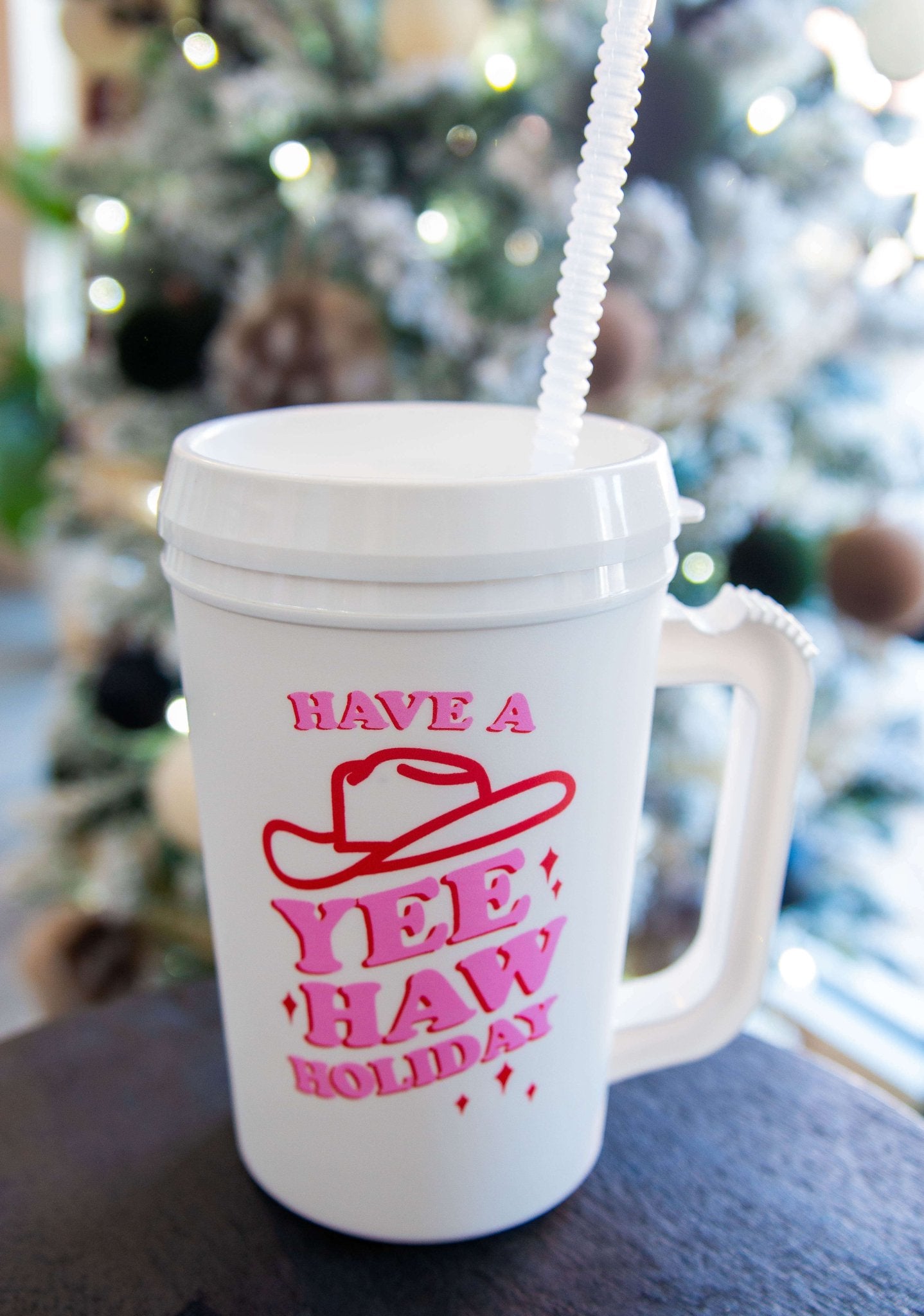 Yee Haw Holiday 22oz Mega Mug - Southern Chic Tees & Boutique