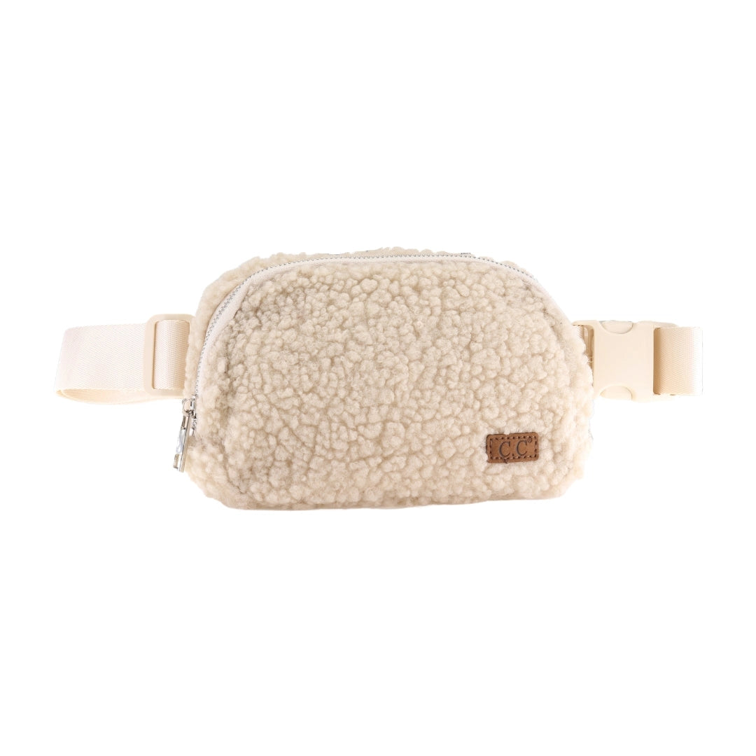 CC Sherpa Belt Bag-Beige