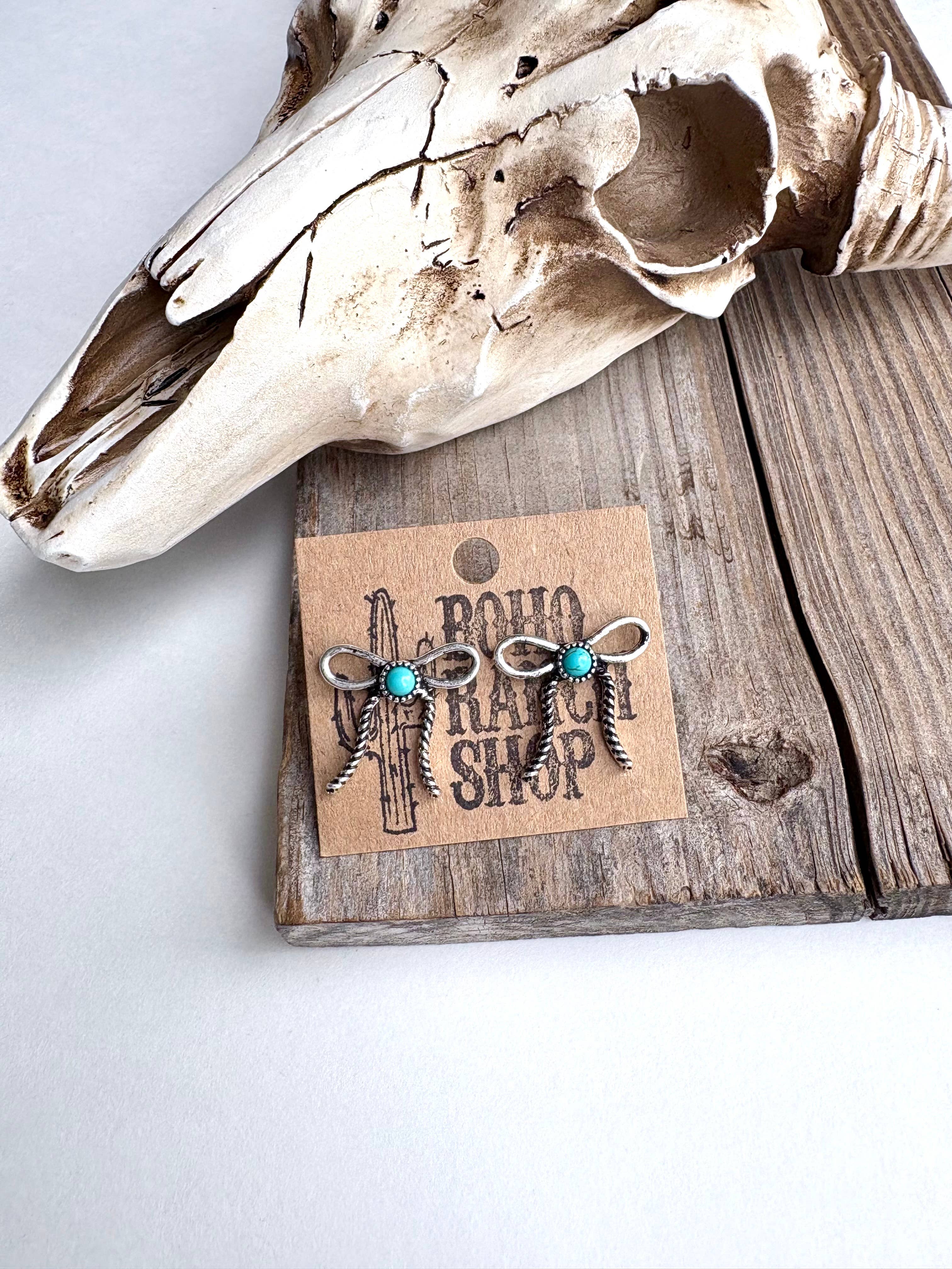 Western Bow Earrings
