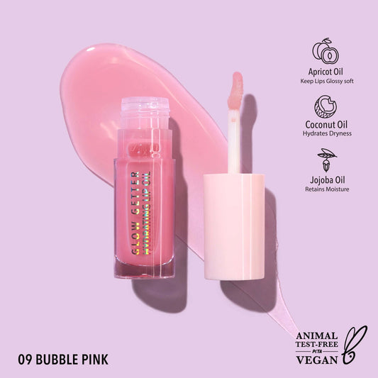 Glow Getter Hydrating Lip Oil-Bubble Pink