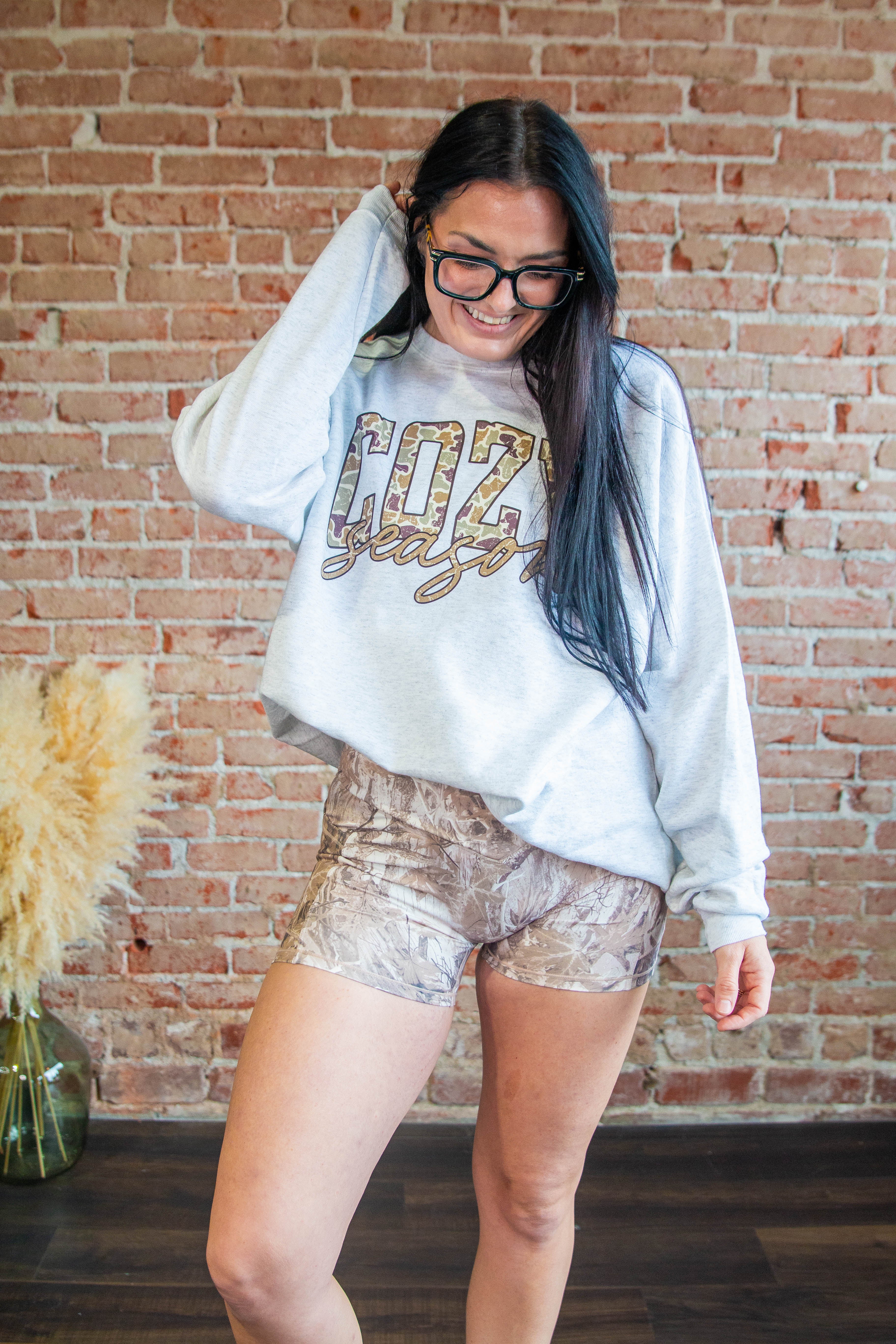 Camo Biker Shorts