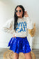 Foiled Game Day Skort - Royal