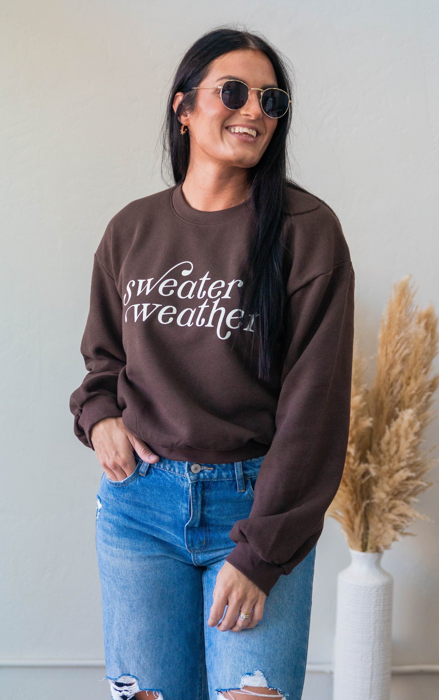 Sweater Weather Cropped Sweatshirt