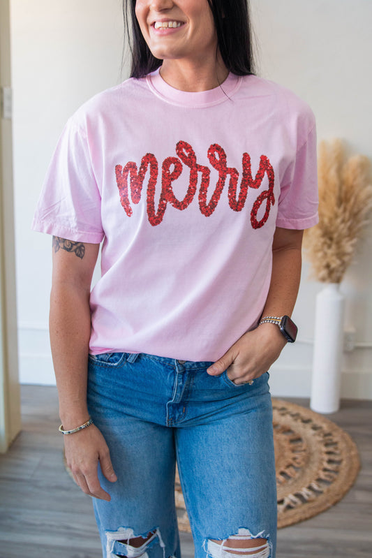 Merry Pink Tee