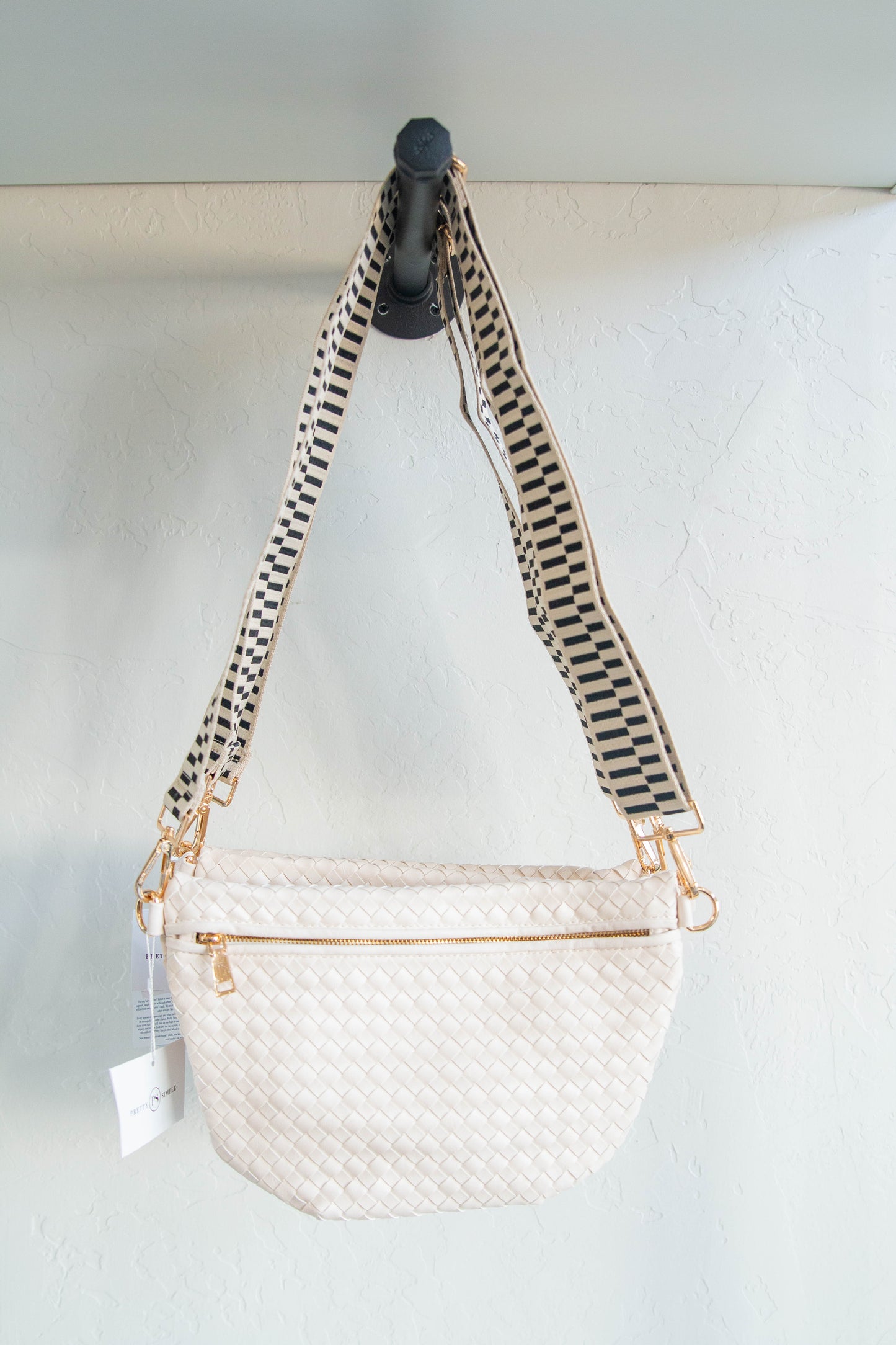 Westlyn Woven Bum Bag Cream