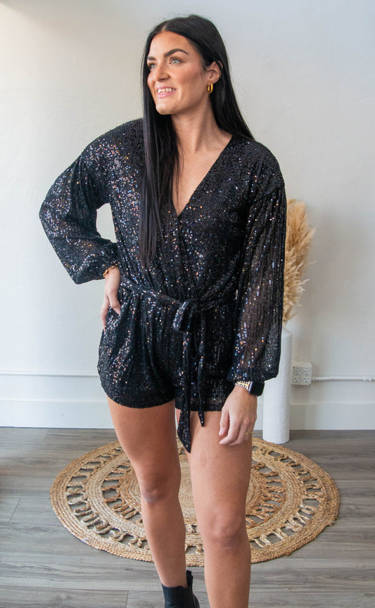 Twilight Sequin Romper