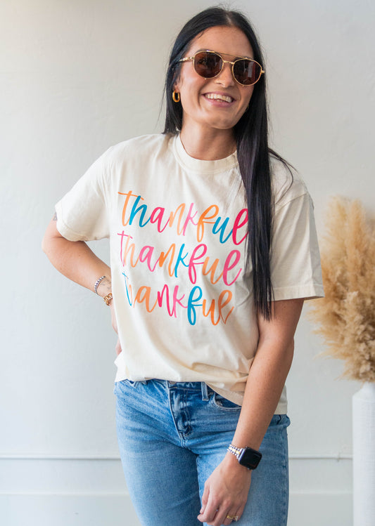 Thankful Colorful Tee