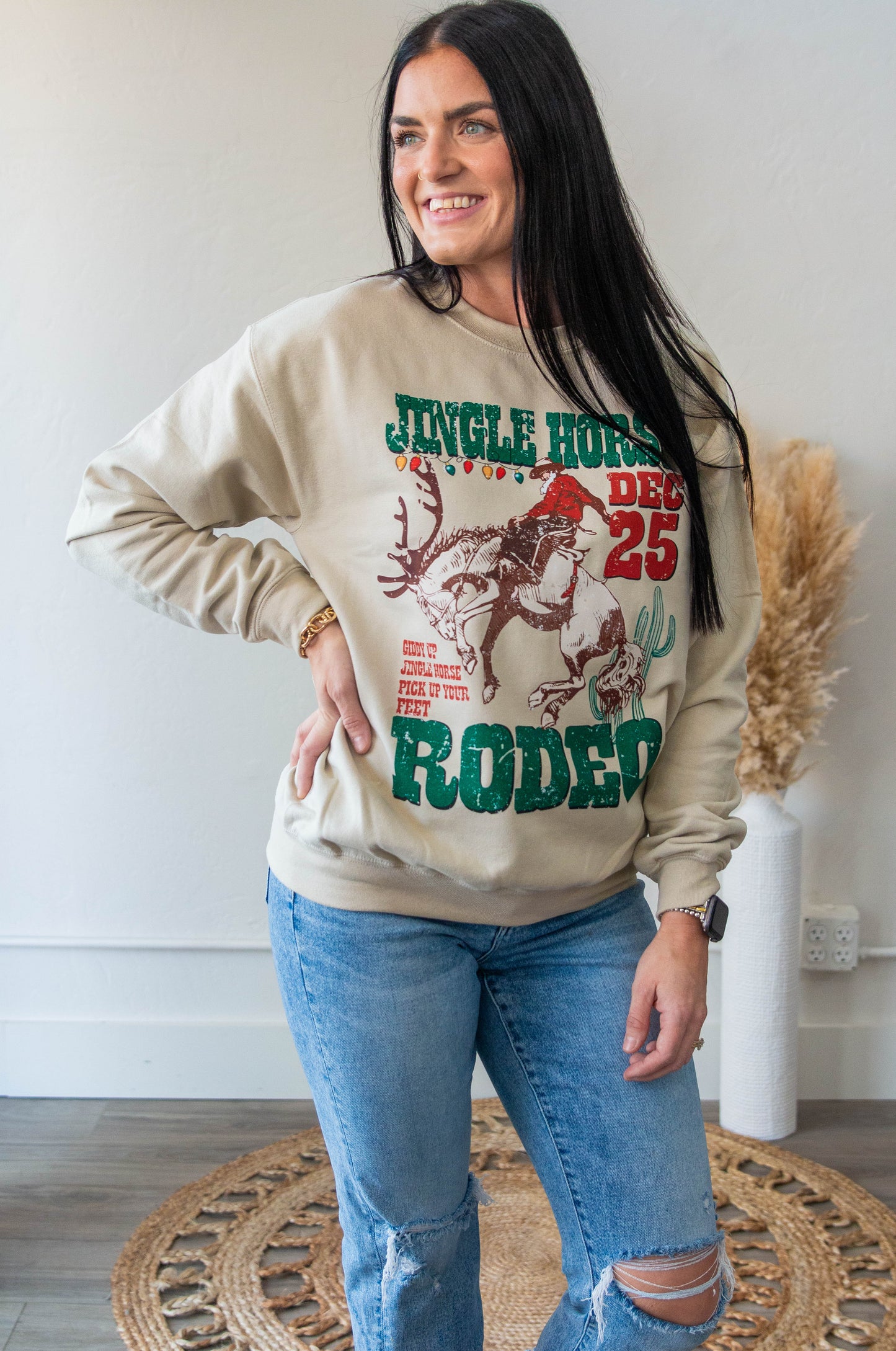 Jingle Horse Rodeo Sweatshirt