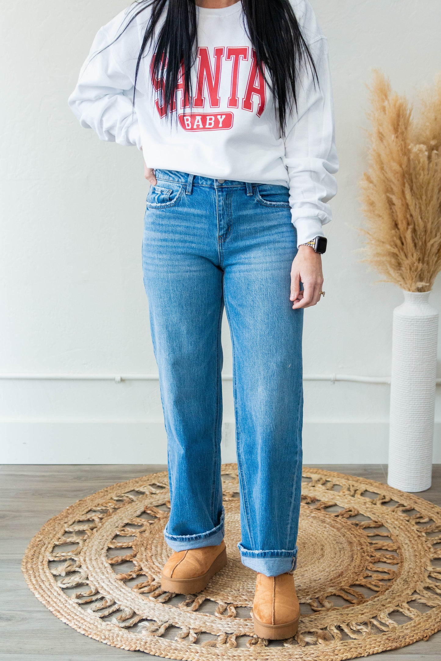 The Georgia High Rise Wide Leg Jean