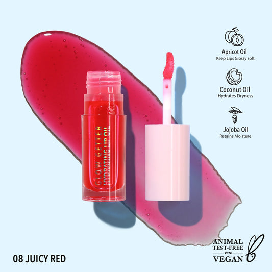 Glow Getter Hydrating Lip Oil-Juicy Red