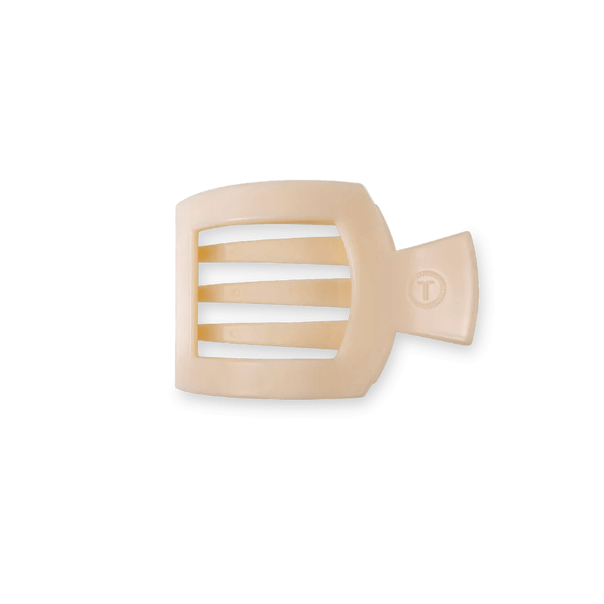 Almond Beige Teleties Flat Square Clip - Southern Chic Tees & Boutique