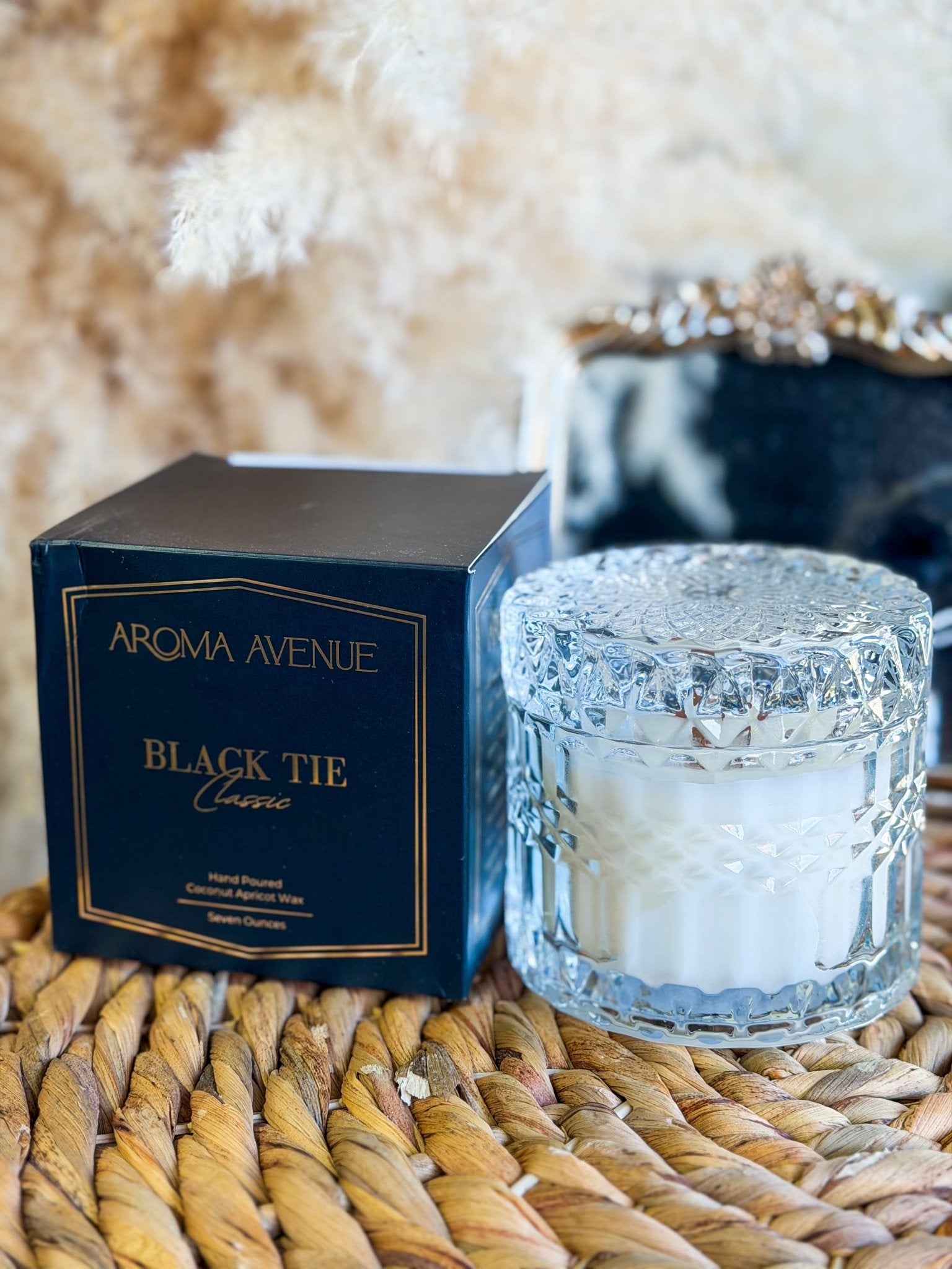 Aroma Avenue Black Tie 7oz Candle - Southern Chic Tees & Boutique