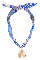 Ash Horse Head Scarf Necklace - Southern Chic Tees & Boutique