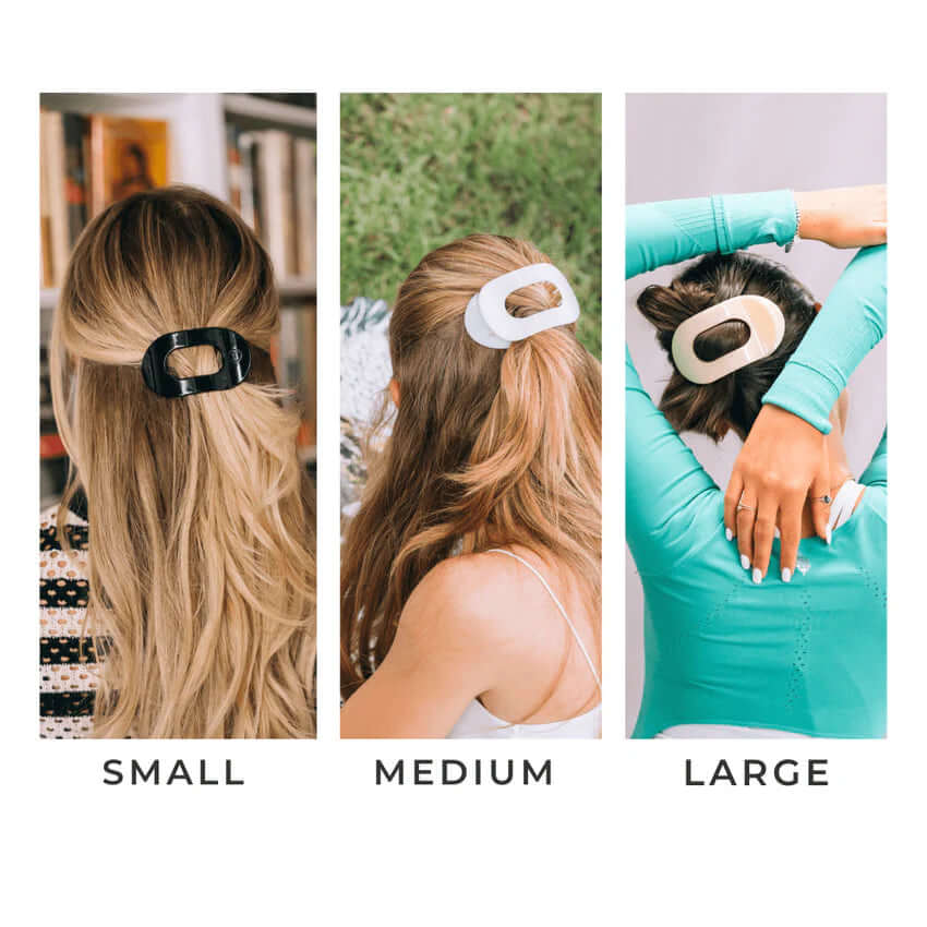 Blonde Tortoise Teleties Flat Round Clip - Southern Chic Tees & Boutique