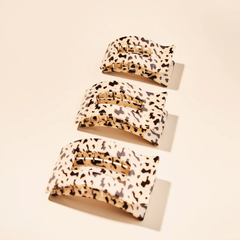 Blonde Tortoise Teleties Rectangle Flat Clip - Southern Chic Tees & Boutique