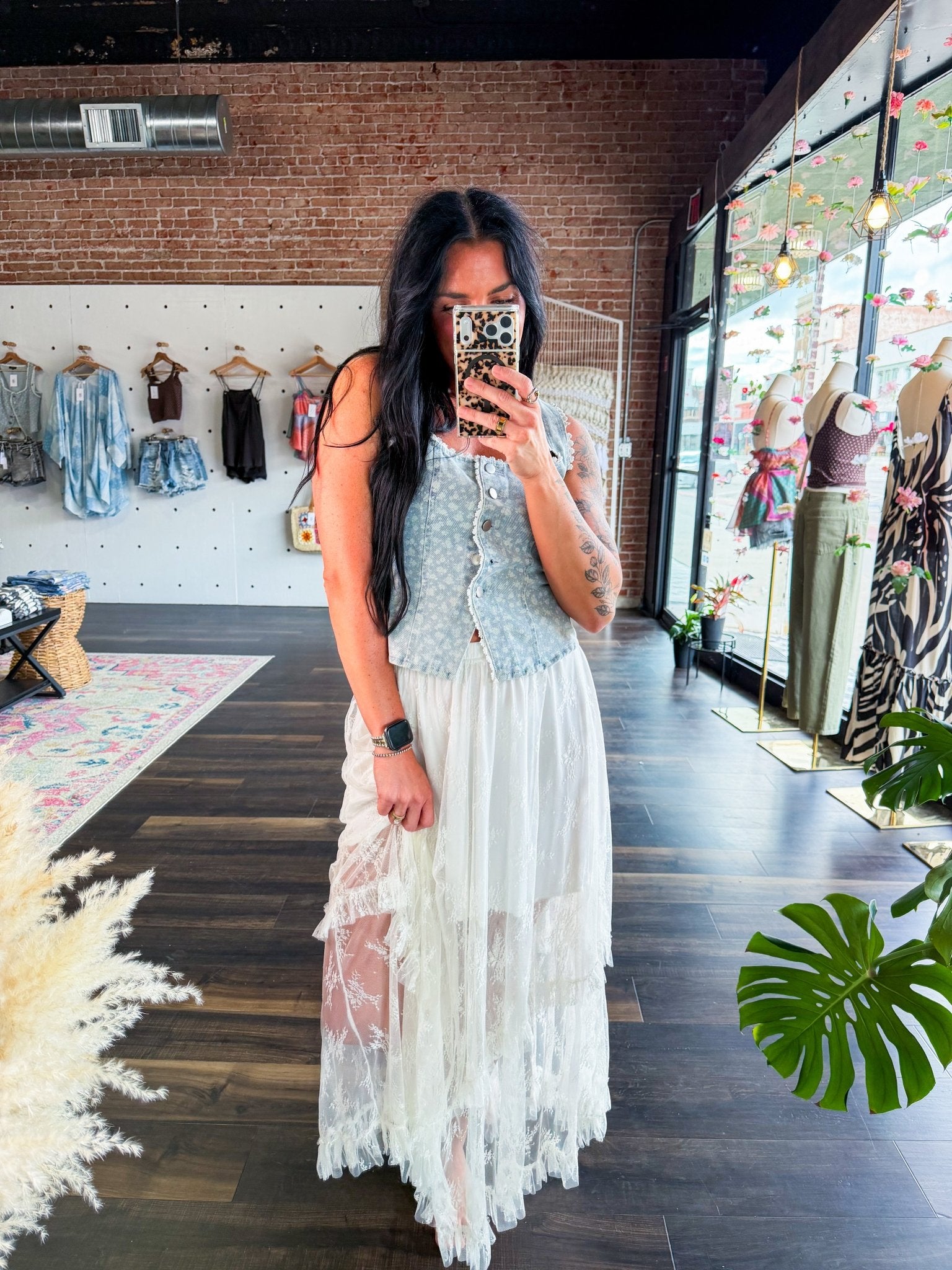 Blooming Tiered Lace Maxi Skirt - Southern Chic Tees & Boutique