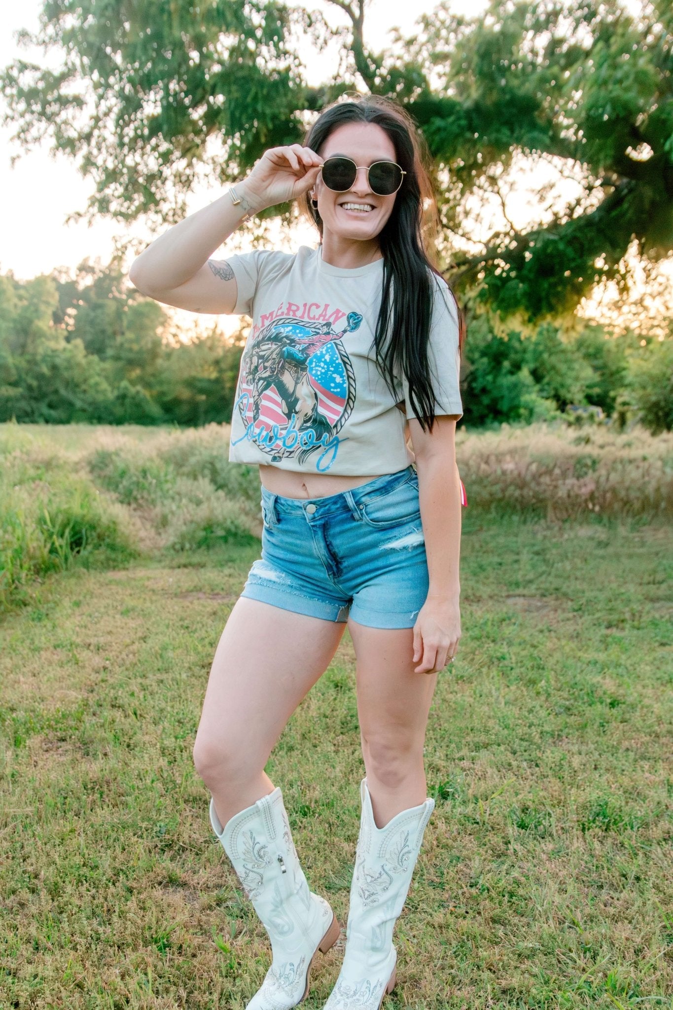 Blue Jean Babe Cuff Shorts - Light Wash - Southern Chic Tees & Boutique