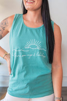 Boat Waves Graphic Tank - Southern Chic Tees & Boutique