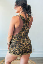 Bold Babe Leopard Denim Overalls - Southern Chic Tees & Boutique
