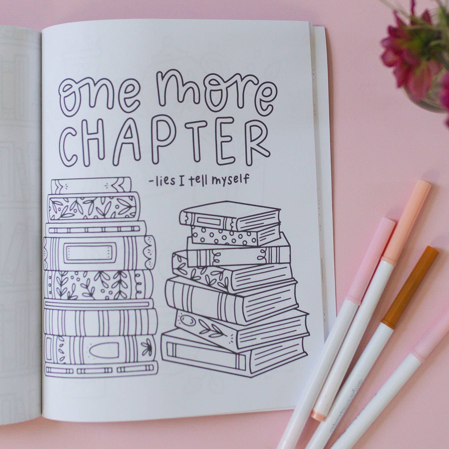 Book Lover Coloring Book - Southern Chic Tees & Boutique