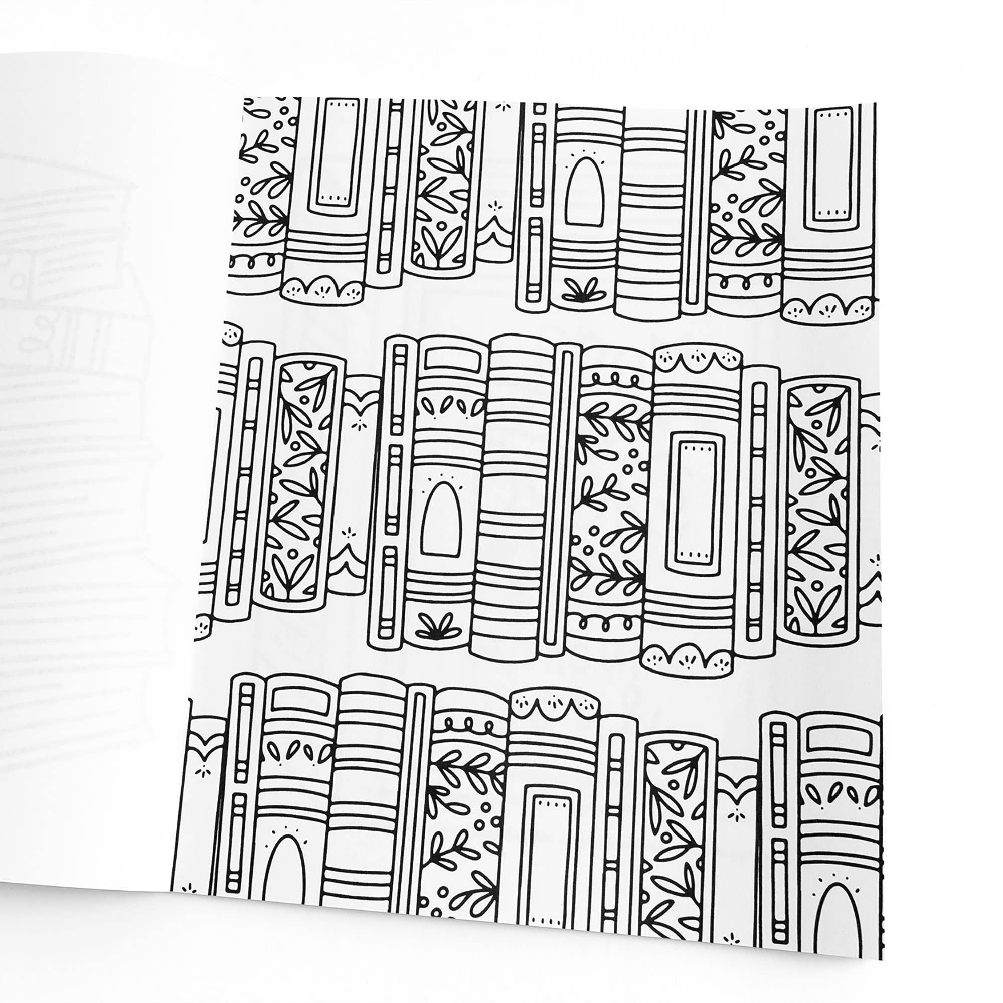 Book Lover Coloring Book - Southern Chic Tees & Boutique