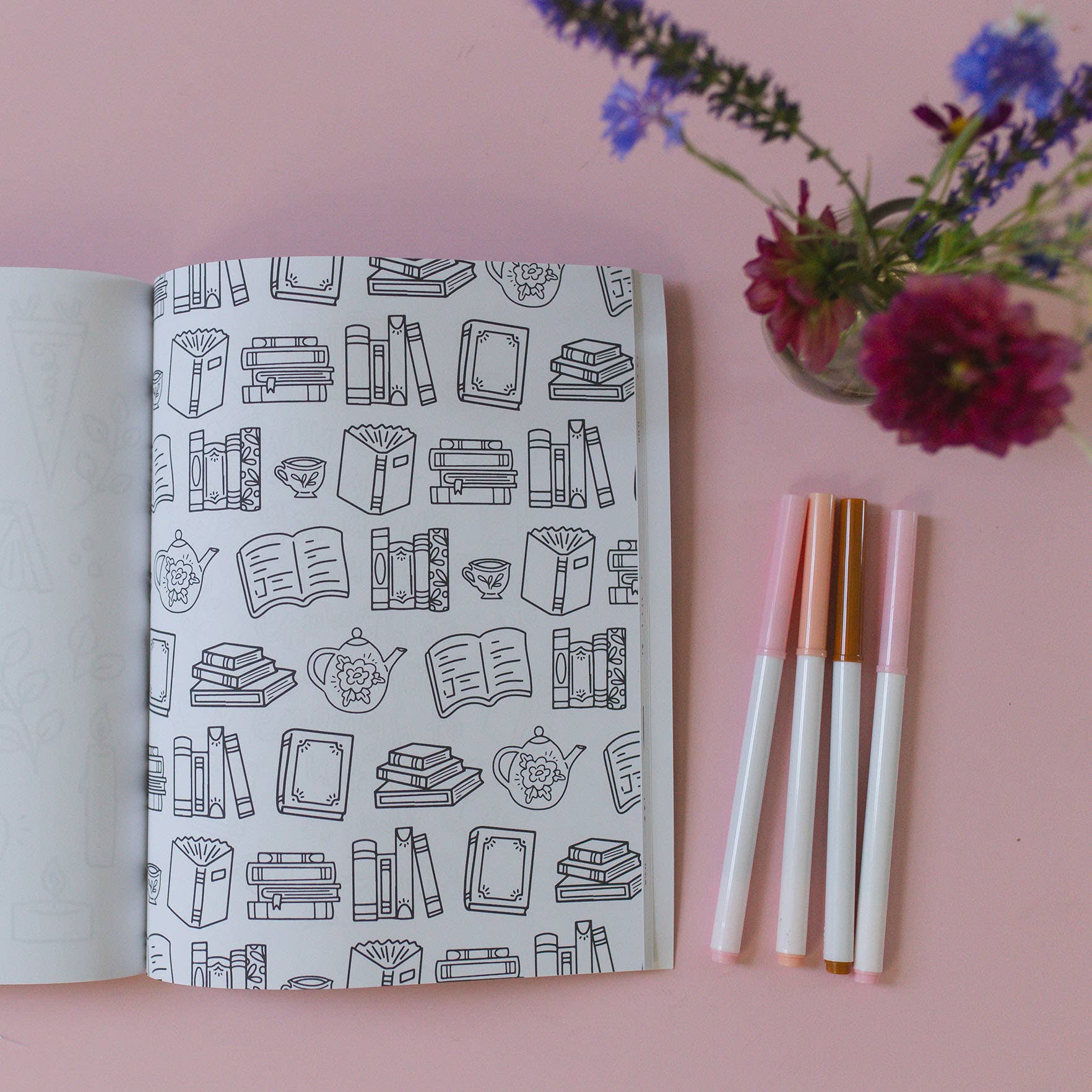 Book Lover Coloring Book - Southern Chic Tees & Boutique