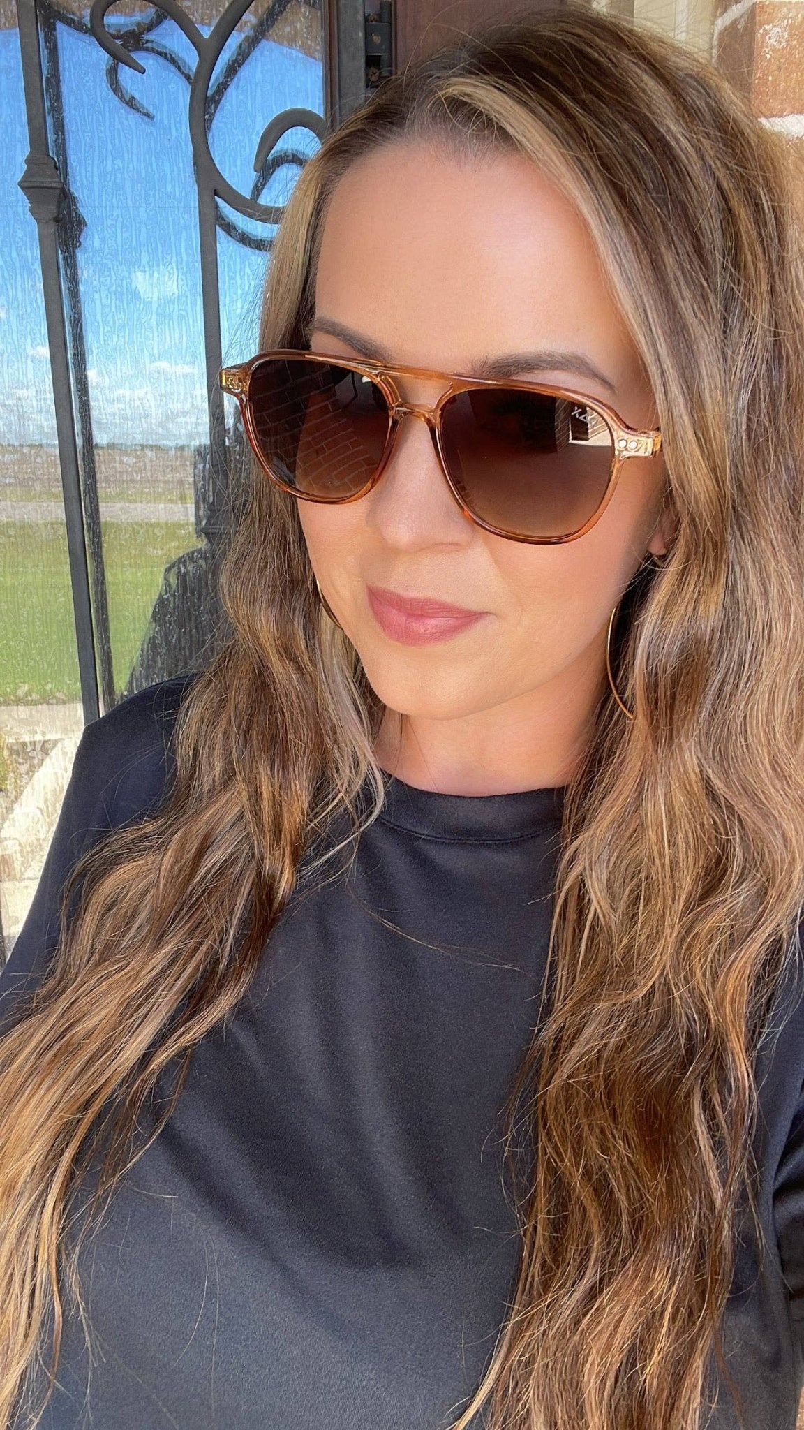 Briggs Sunglasses: Clear - Southern Chic Tees & Boutique