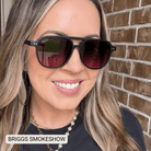 Briggs - Women's Polarized Small/ Medium Aviator: Smokeshow - Southern Chic Tees & Boutique