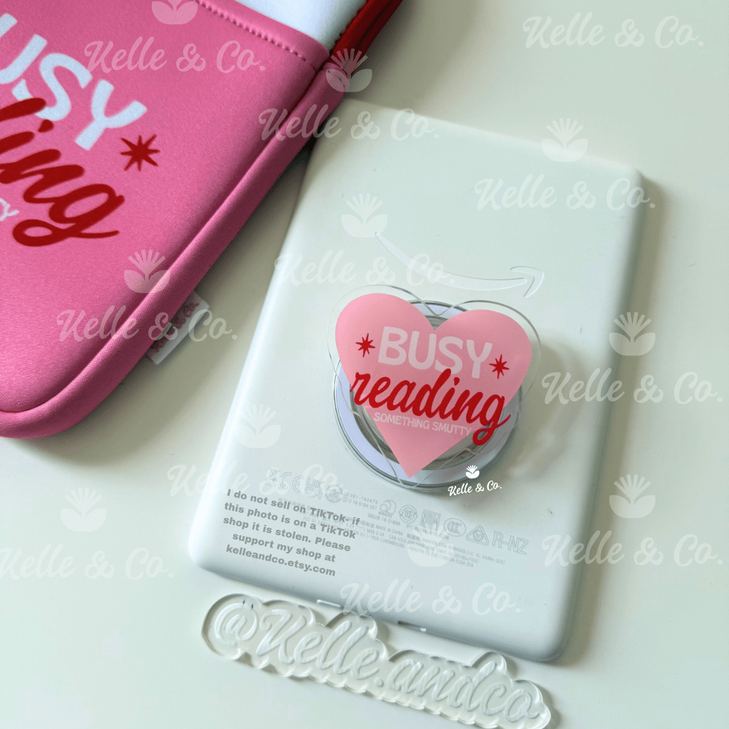 Busy Reading Smut Kindle Grip - Southern Chic Tees & Boutique