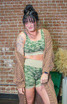 Camo Bra & Biker Short Set - Southern Chic Tees & Boutique