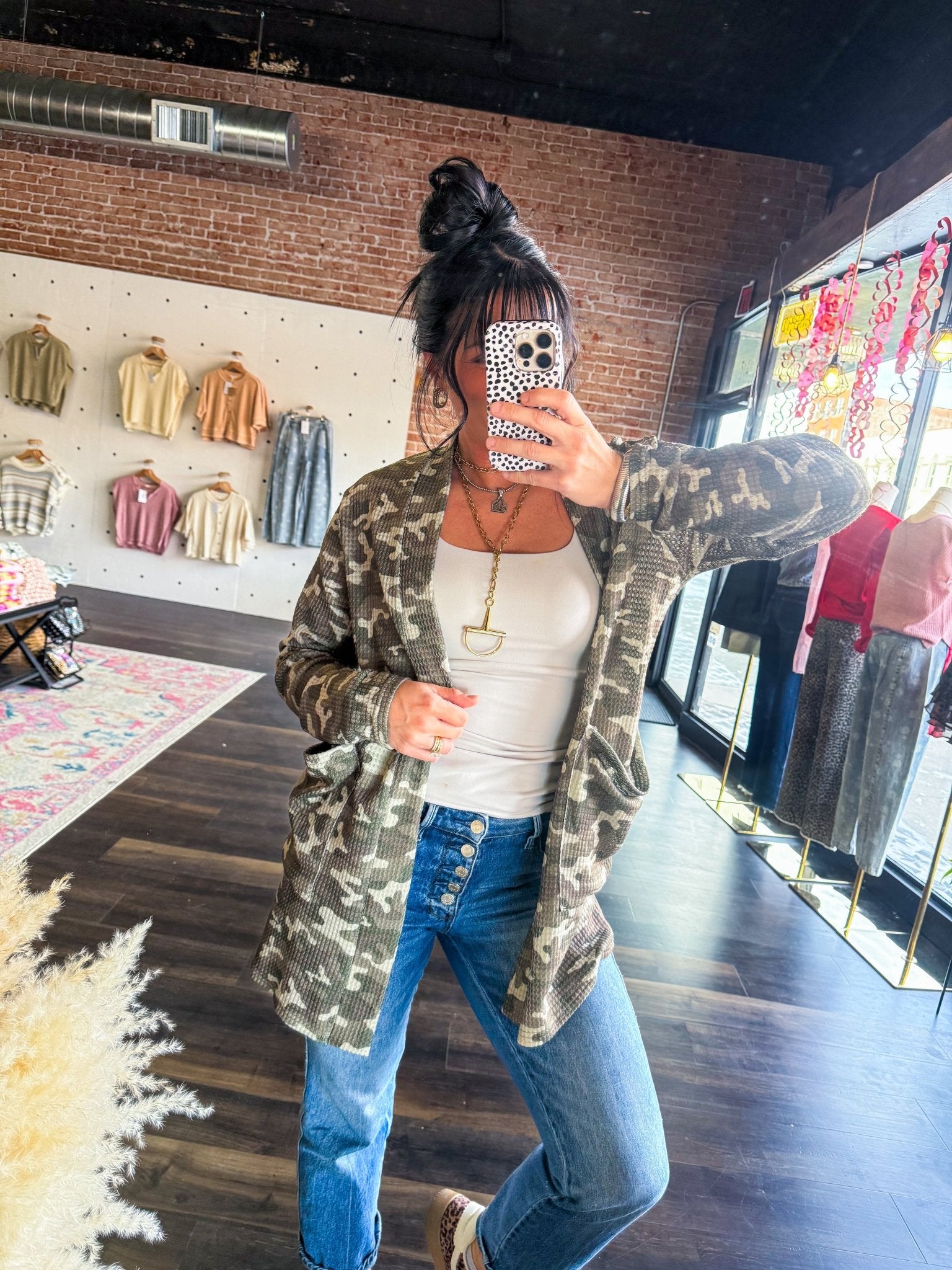 Camo Print Lola Cardigan - Southern Chic Tees & Boutique