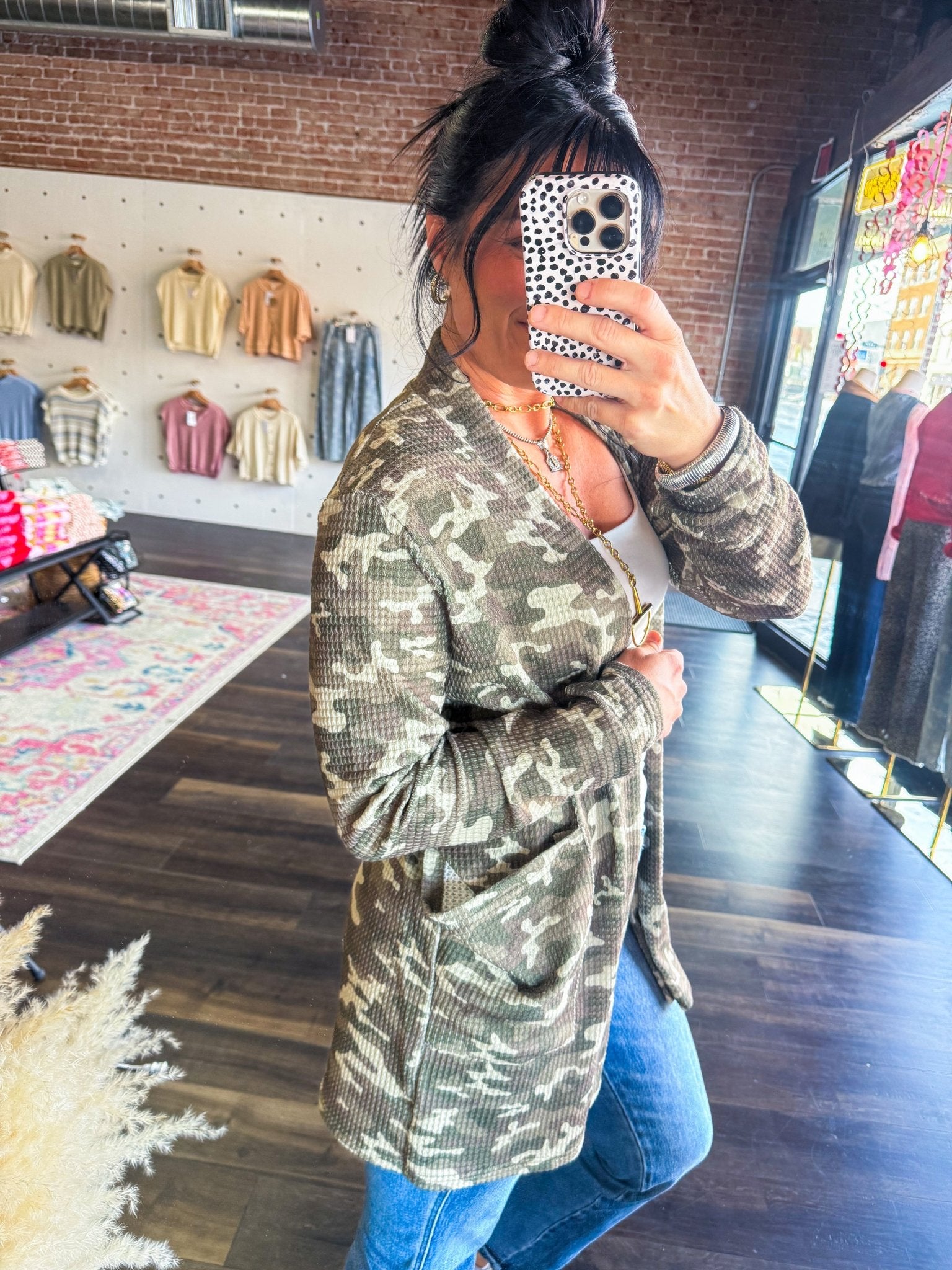Camo Print Lola Cardigan - Southern Chic Tees & Boutique