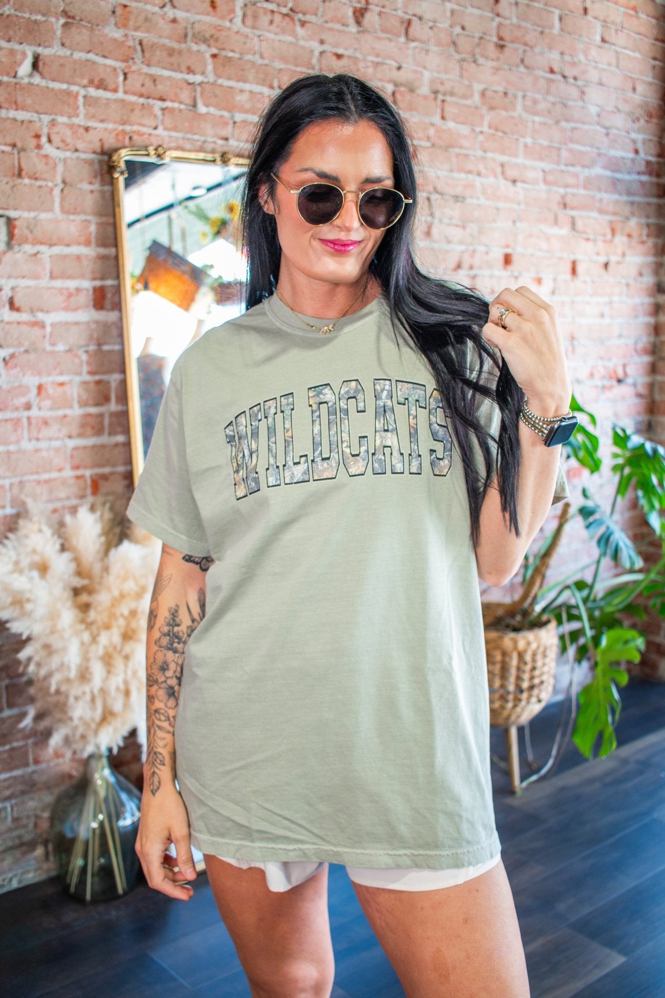 Camo Wildcats Graphic Tee - Southern Chic Tees & Boutique