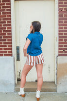 Chambray Button Down Blouse - Southern Chic Tees & Boutique