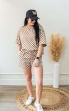 Checker Butterfly Trucker - Southern Chic Tees & Boutique