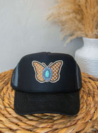 Checker Butterfly Trucker - Southern Chic Tees & Boutique