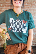 Checkered Pumpkin Graphic Tee - Southern Chic Tees & Boutique