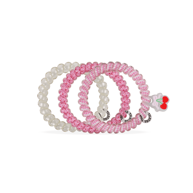 Cherry Bomb Small Teleties Hair Ties - Southern Chic Tees & Boutique