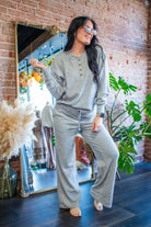 Cloud Soft Brushed Waffle Henley - Southern Chic Tees & Boutique