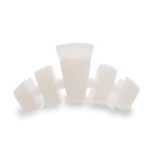 Coconut White Teleties Classic Hair Clip - Southern Chic Tees & Boutique