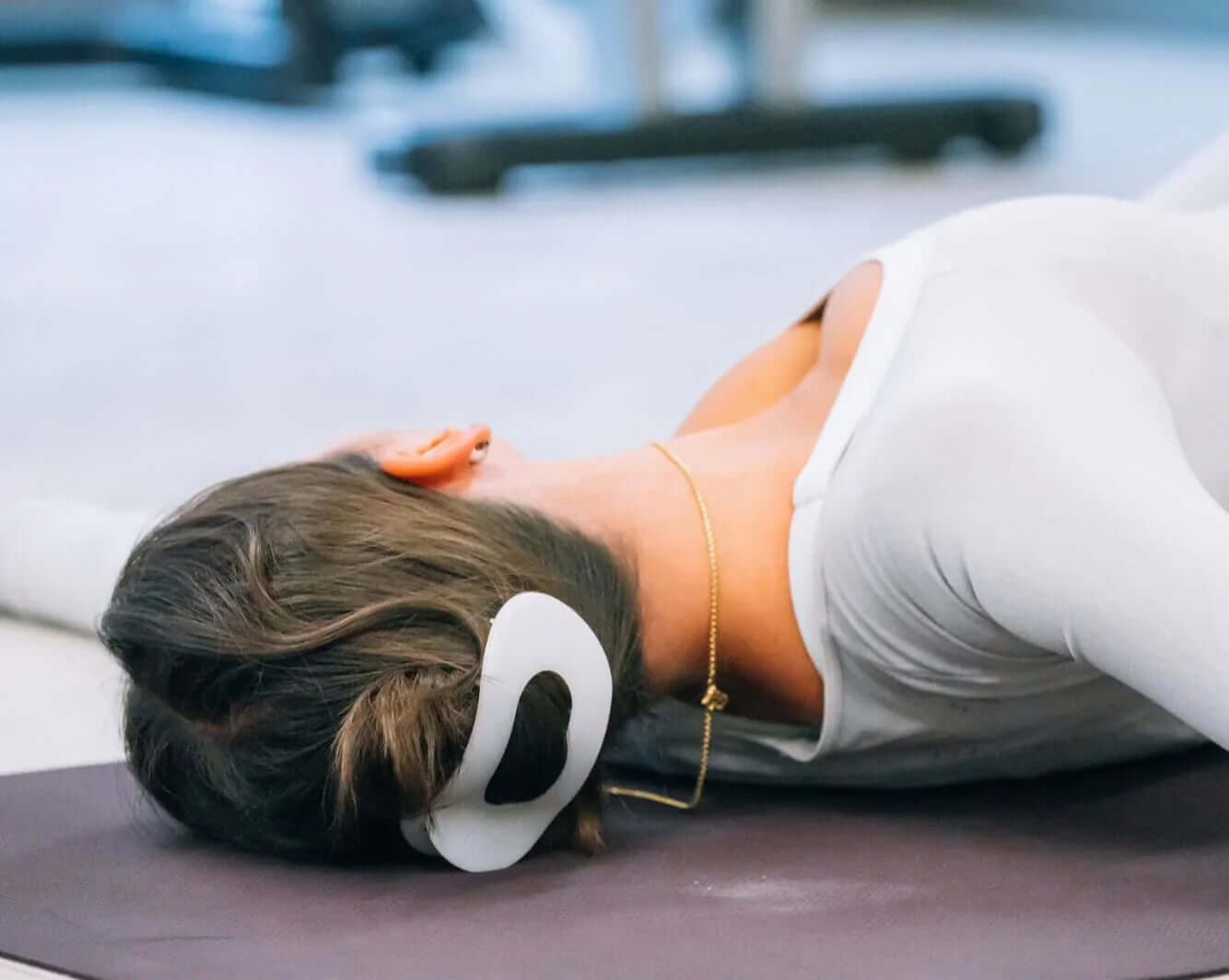 Coconut White Teleties Flat Round Clip - Southern Chic Tees & Boutique