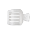 Coconut White Teleties Flat Square Clip - Southern Chic Tees & Boutique