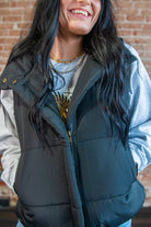 Cold Front Cutie Puffer Vest | Black - Southern Chic Tees & Boutique