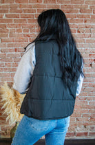 Cold Front Cutie Puffer Vest | Black - Southern Chic Tees & Boutique