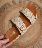Corky's Walk of Shame Platform Natural Raffia Sandal - Southern Chic Tees & Boutique