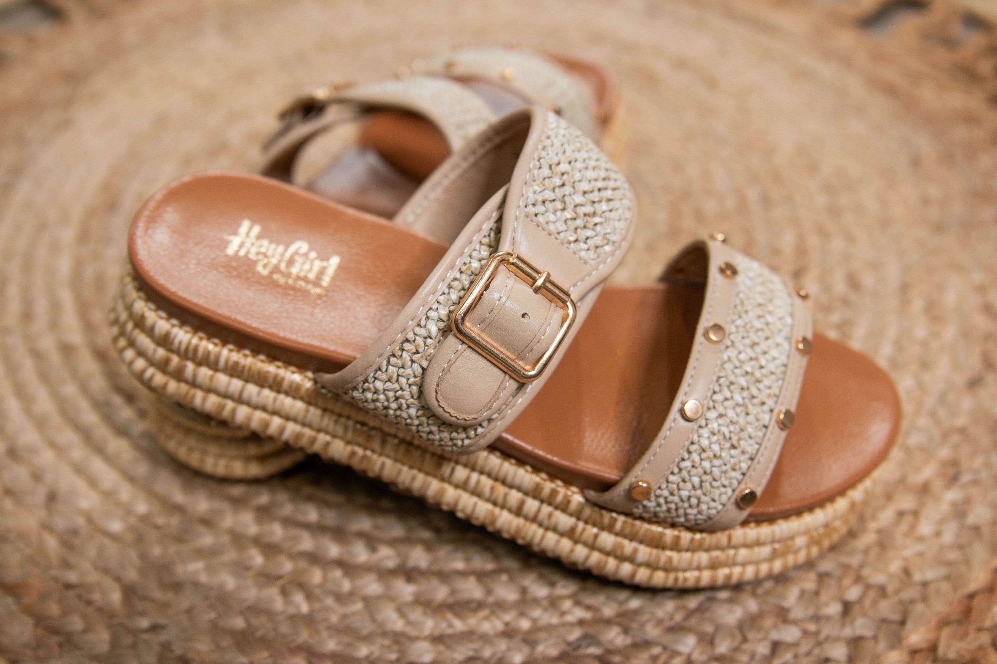 Corky's Walk of Shame Platform Natural Raffia Sandal - Southern Chic Tees & Boutique